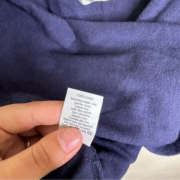 J. Crew Collector Tee Navy Blue Anchor Short Sleeve Shirt Size Small - Picture 4 of 5